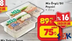 MİS ÖRGÜ/DİL PEYNİRİ 250 G